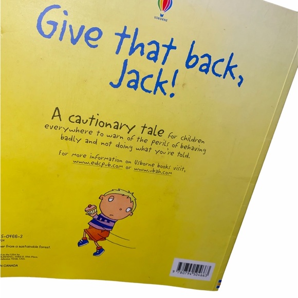 Give that Back Jack kids book - Picture 2 of 7